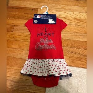 *NWT* St. Louis Cardinals Baby Outfit